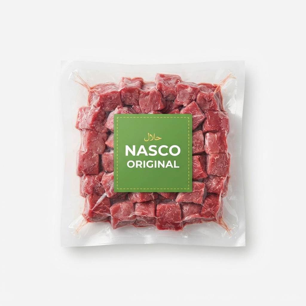 Nasco Beef Boneless Dice 1kg (Australia)