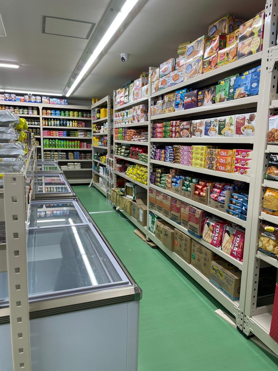 Inside Nasco Halal Food store